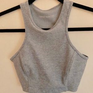 Outdoor Voices blue quartz Athena Crop